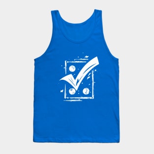 Better Things Are Necessary And Possible: Motivational Tick Symbol Tank Top